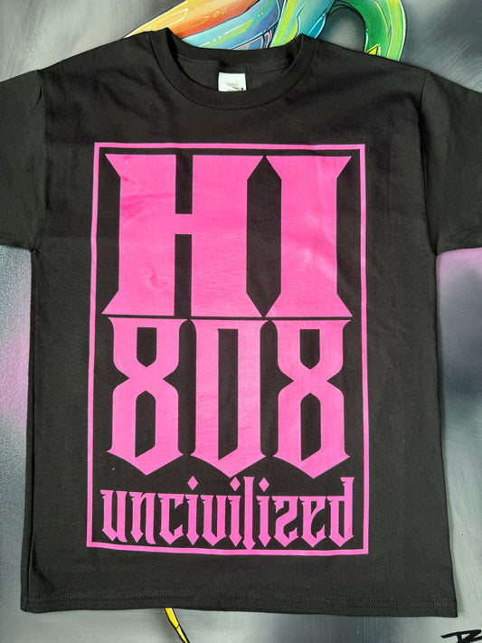 Pink UNCIVI1IZED T-Shirts