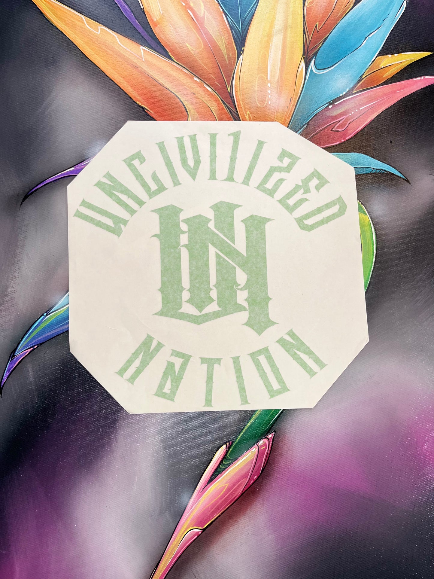 13x13 Uncivi1ized Nation Badge (sticker)