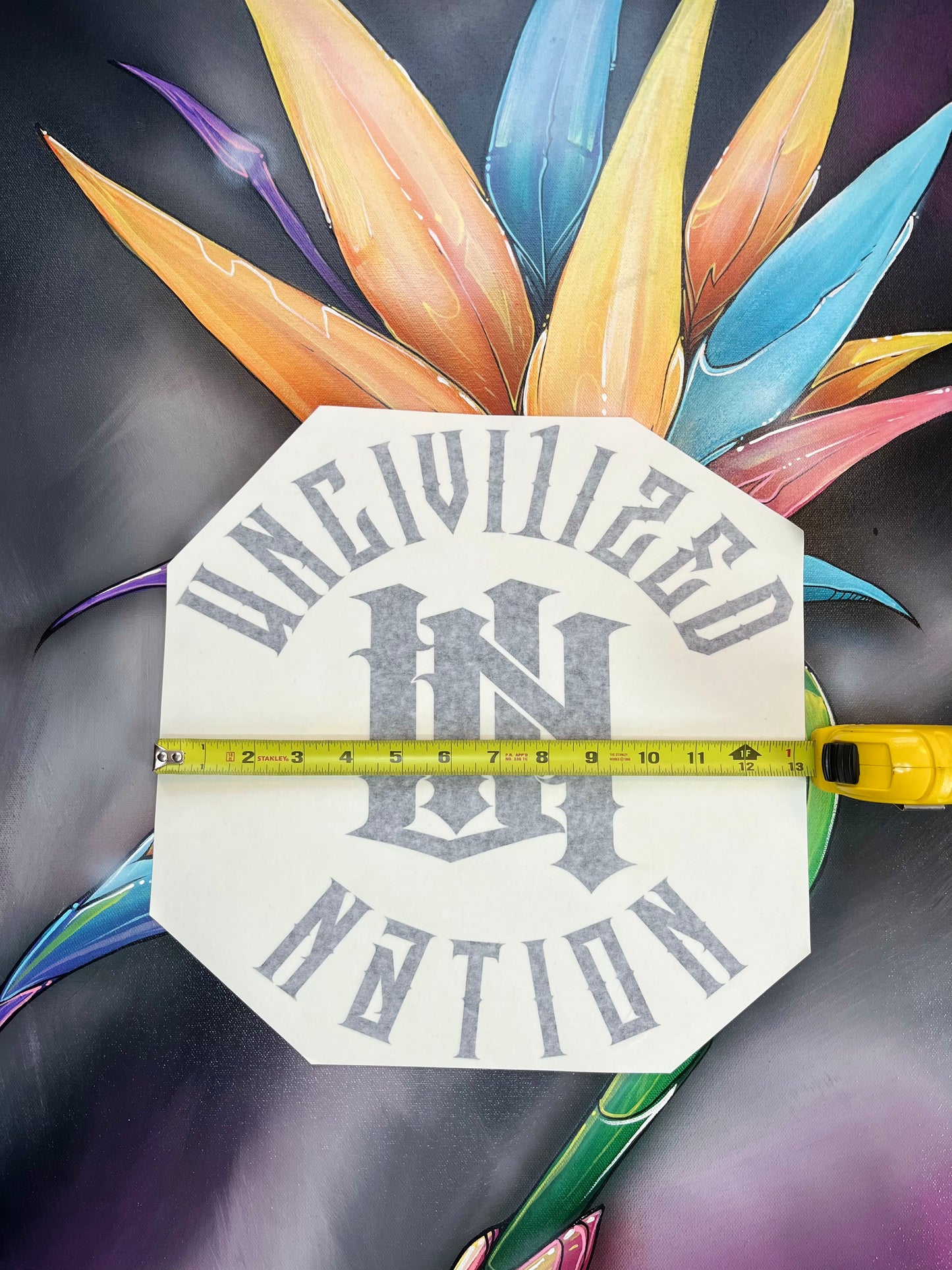 13x13 Uncivi1ized Nation Badge (sticker)