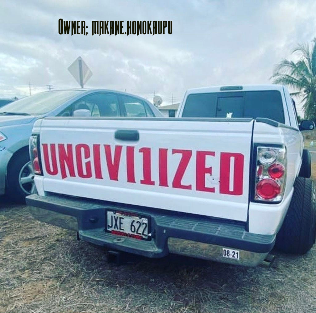 52x9 tail gate banner (stickers)