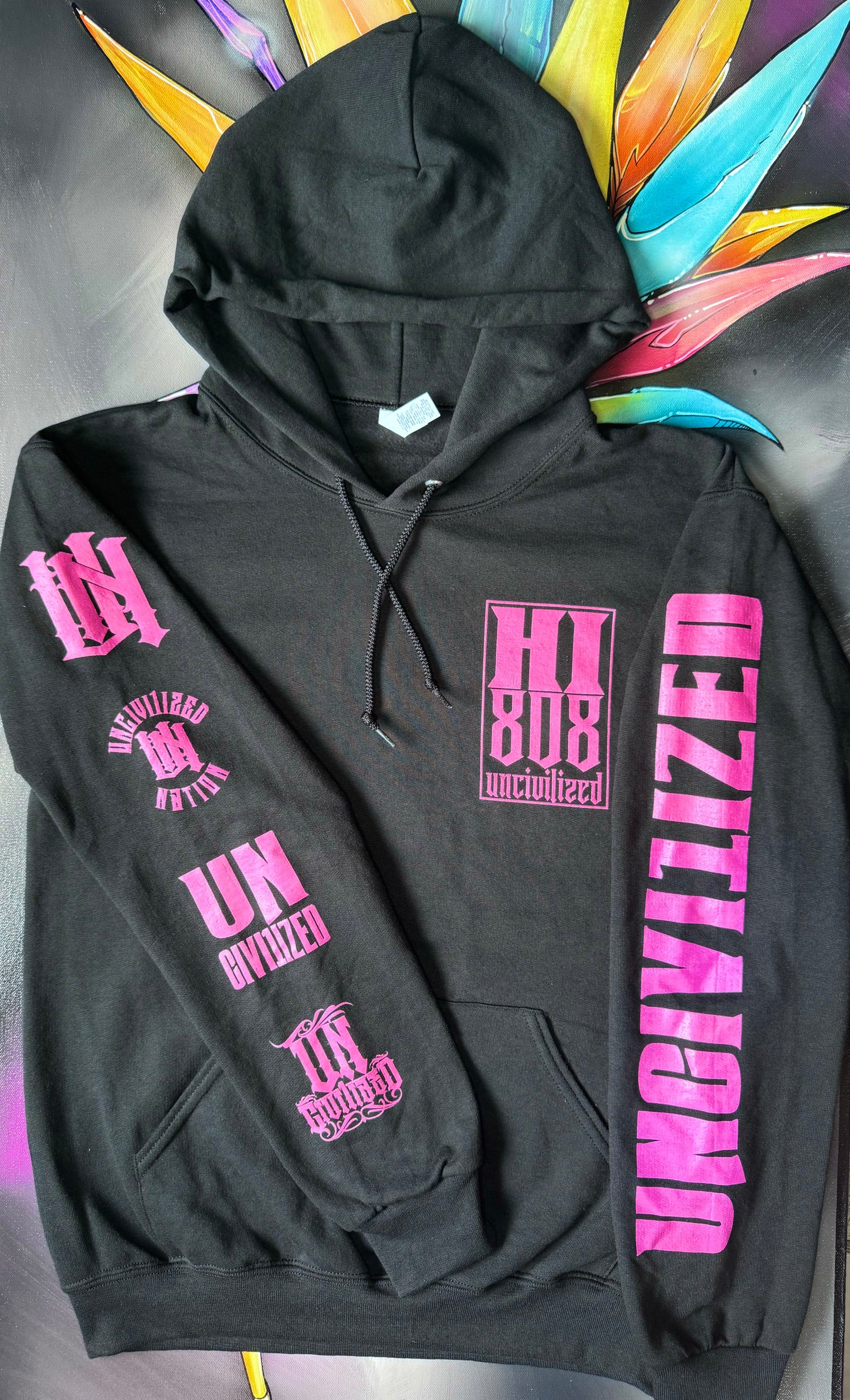 Pink UNCIVI1IZED Hoodies