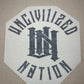 7x7 Uncivi1ized Nation Badge (sticker)
