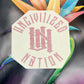 13x13 Uncivi1ized Nation Badge (sticker)
