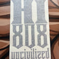 NEW (Large) HI 808 UNCIVI1IZED stickers